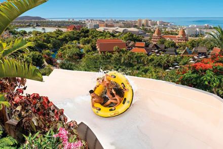 Patong Rapids Tobogán de neumáticos gigante de agua Siam Park Tenerife