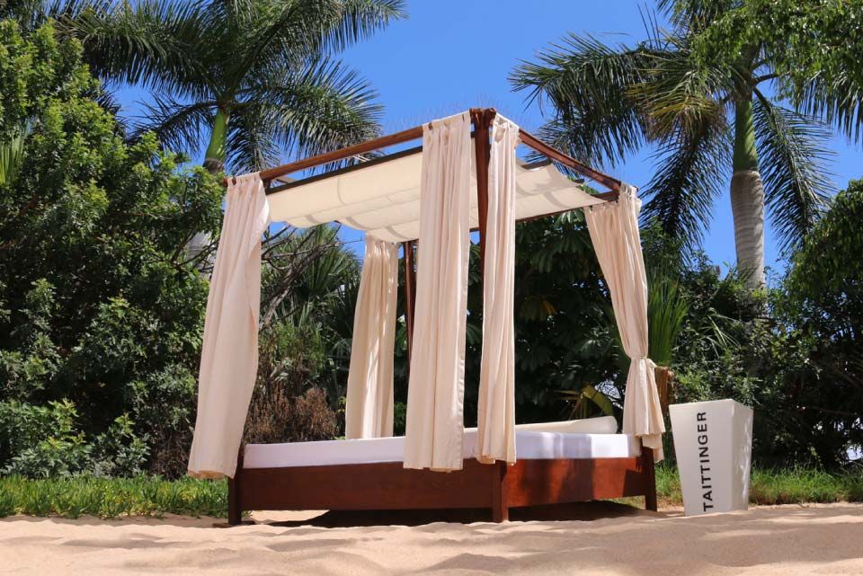 Champagne Club Balinese bed Siam Park Tenerife