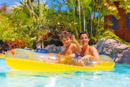 mai thai river in Siam Park Tenerife